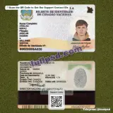 Angola ID Card PSD V1 front and back document preview for download