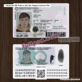Argentine ID Card PSD V2 front and back view high quality preview