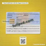 Armenia ID Card PSD back view picture example for download