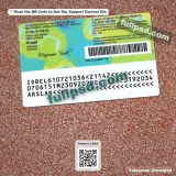 Belgium Child ID Card PSD back sample for digital download