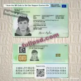 Belgium ID Card PSD NEW V2 two-sided example