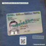 Belgium ID Card PSD New V3 front side editable preview for digital download