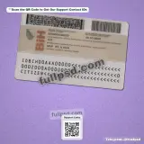 Bosnia and Herzegovina ID Card PSD back side preview