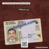 Bosnia AND Herzegovina ID Card PSD V2 front view preview