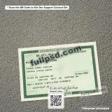 Brazil Brasil ID Card PSD V1 back view layout example for download
