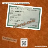 Brazil Brasil ID Card PSD V2 back reference preview