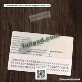 Bulgaria ID Card PSD back side example