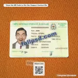 Burkina Faso ID Card PSD front editable layout available for download