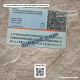 Cuba ID Card PSD back preview