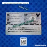 Cyprus ID Card PSD back picture for download