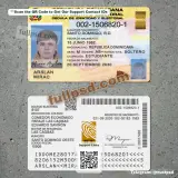 Dominican Republic ID Card PSD two-sided picture available for download
