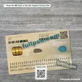 Estonia ID Card PSD V2 back side document preview for digital download