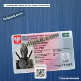 Poland ID Card PSD File