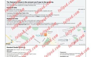 download Afghanistan hotel booking Confirmation pdf and word template