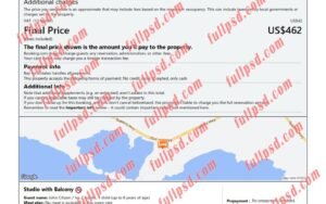 download Bahamas hotel booking Confirmation pdf and word template