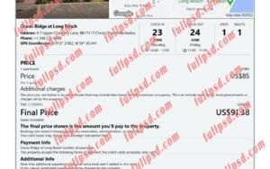 download Barbados hotel booking Confirmation pdf and word template