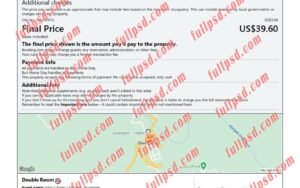 download Bhutan hotel booking Confirmation pdf and word template