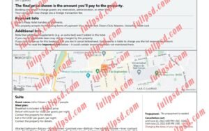download Bolivia hotel booking Confirmation pdf and word template