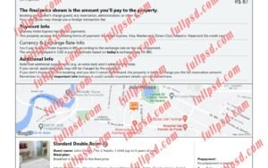 download Brazil hotel booking Confirmation pdf and word template