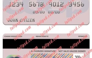 Estonia Coop Pank mastercard psd template