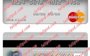 Finland Aktia Savings Bank mastercard psd template