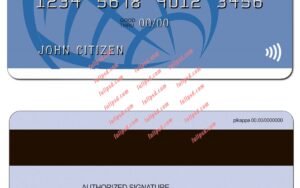Germany ProCredit Bank MasterCard psd template