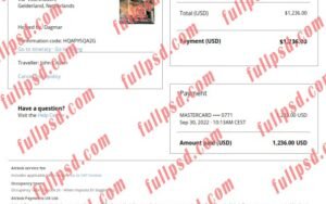 download Netherlands Airbnb booking confirmation pdf and word template