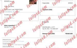 download Norway Airbnb booking confirmation pdf and word template