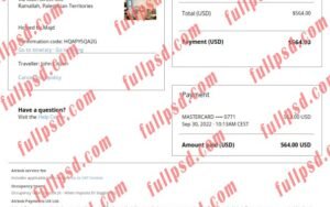 download Palestine Airbnb booking confirmation pdf and word template