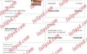 download Peru Airbnb booking confirmation pdf and word template