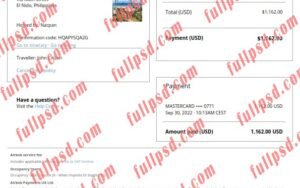 download Philippines Airbnb booking confirmation pdf and word template