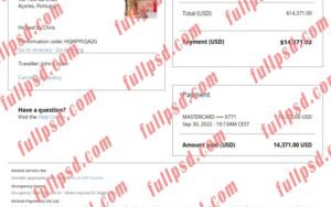 download Portugal Airbnb booking confirmation pdf and word template