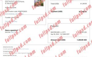 download Saint Kitts and Nevis Airbnb booking confirmation pdf and word template