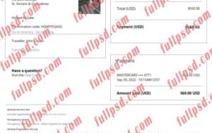 download Saint Vincent and the Grenadines Airbnb booking confirmation pdf and word template