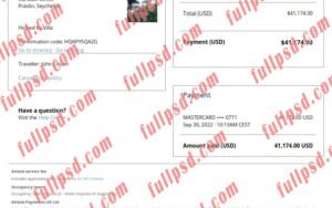 download Seychelles Airbnb booking confirmation pdf and word template