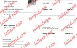 download South Sudan Airbnb booking confirmation pdf and word template