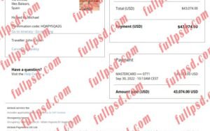 download Spain Airbnb booking confirmation pdf and word template