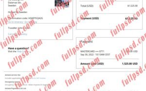 download Sweden Airbnb booking confirmation pdf and word template