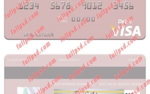 download Thailand Calyon Bank visa debit card psd template