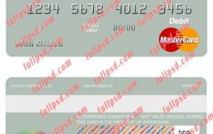 algeria banque nationale dAlgerie BNA bank mastercard psd template