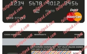 bhutan national bank bhutan mastercard psd template