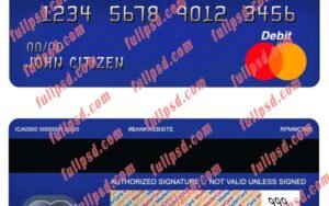 burundi credit bank of bujumbura master debit card psd template