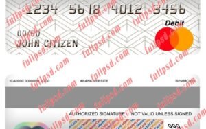 cuba banco popular de ahorro bpa bank master debit card psd template