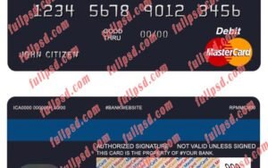 austria erste group bank mastercard psd template