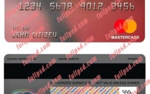 estonia citadele filiale AS bank mastercard psd template