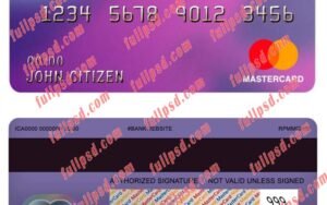 estonia luminor bank mastercard psd template