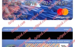 finland nordea bank mastercard psd template