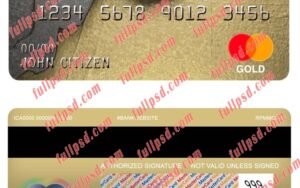 france societe generale bank mastercard psd template