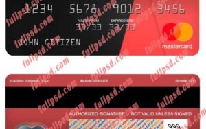 germany sparkasse westmunsterland bank mastercard psd template