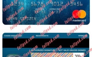 greece eurobank ergasias mastercard psd template